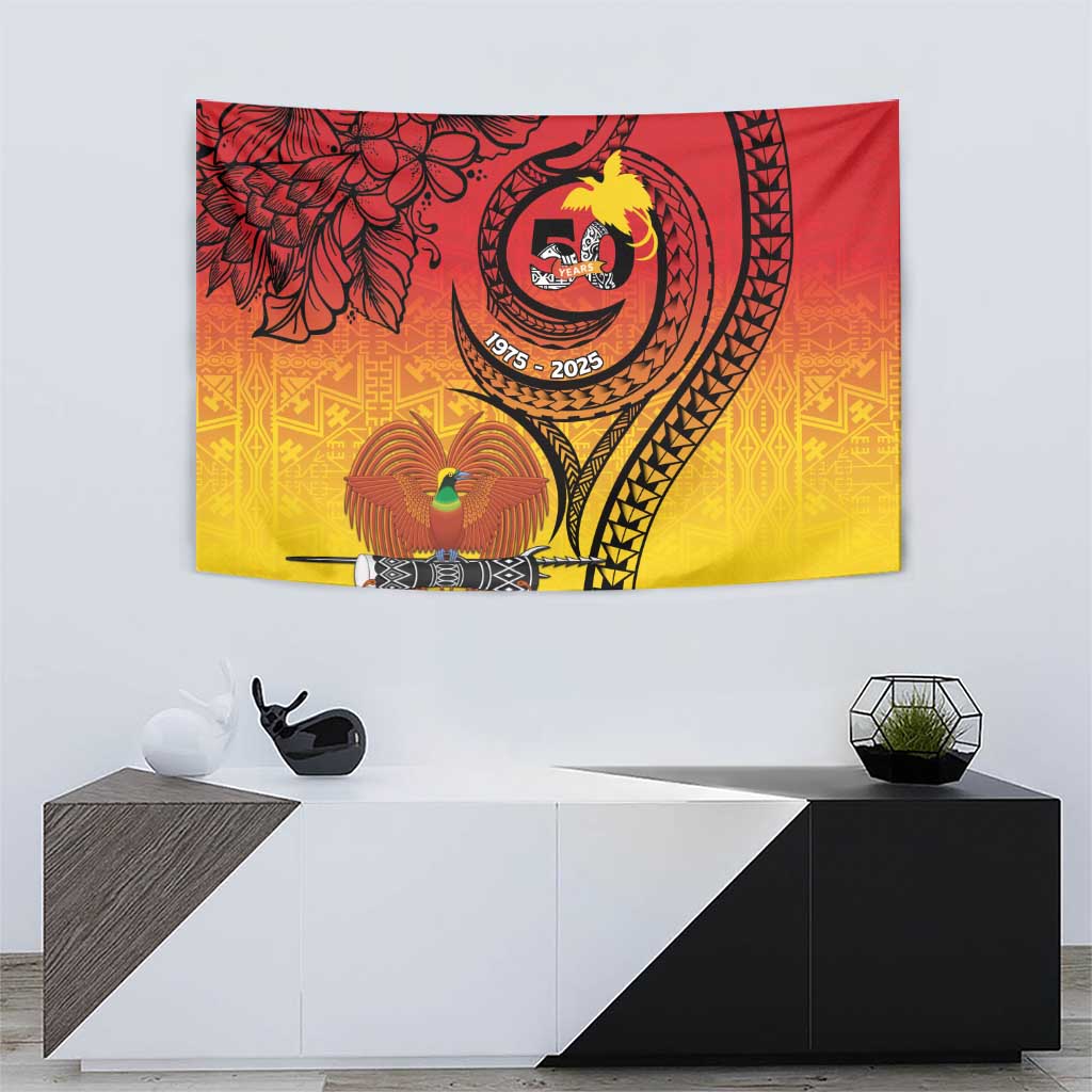 Papua New Guinea 50 Years Tapestry Motuan Motifs LT7 - Polynesian Pride