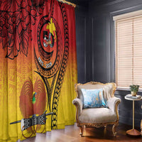 Papua New Guinea 50 Years Window Curtain Motuan Motifs LT7 - Polynesian Pride