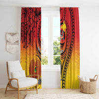 Papua New Guinea 50 Years Window Curtain Motuan Motifs LT7 - Polynesian Pride