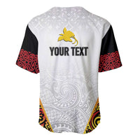 Personalized Papua New Guinea Baseball Jersey Hapi De bilong Indipendens PNG LT7 - Polynesian Pride