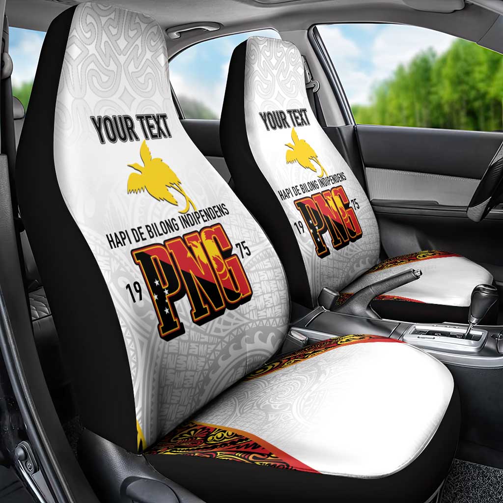 Personalized Papua New Guinea Car Seat Cover Hapi De bilong Indipendens PNG LT7 - Polynesian Pride