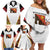 Personalized Papua New Guinea Family Matching Off Shoulder Short Dress and Hawaiian Shirt Hapi De bilong Indipendens PNG