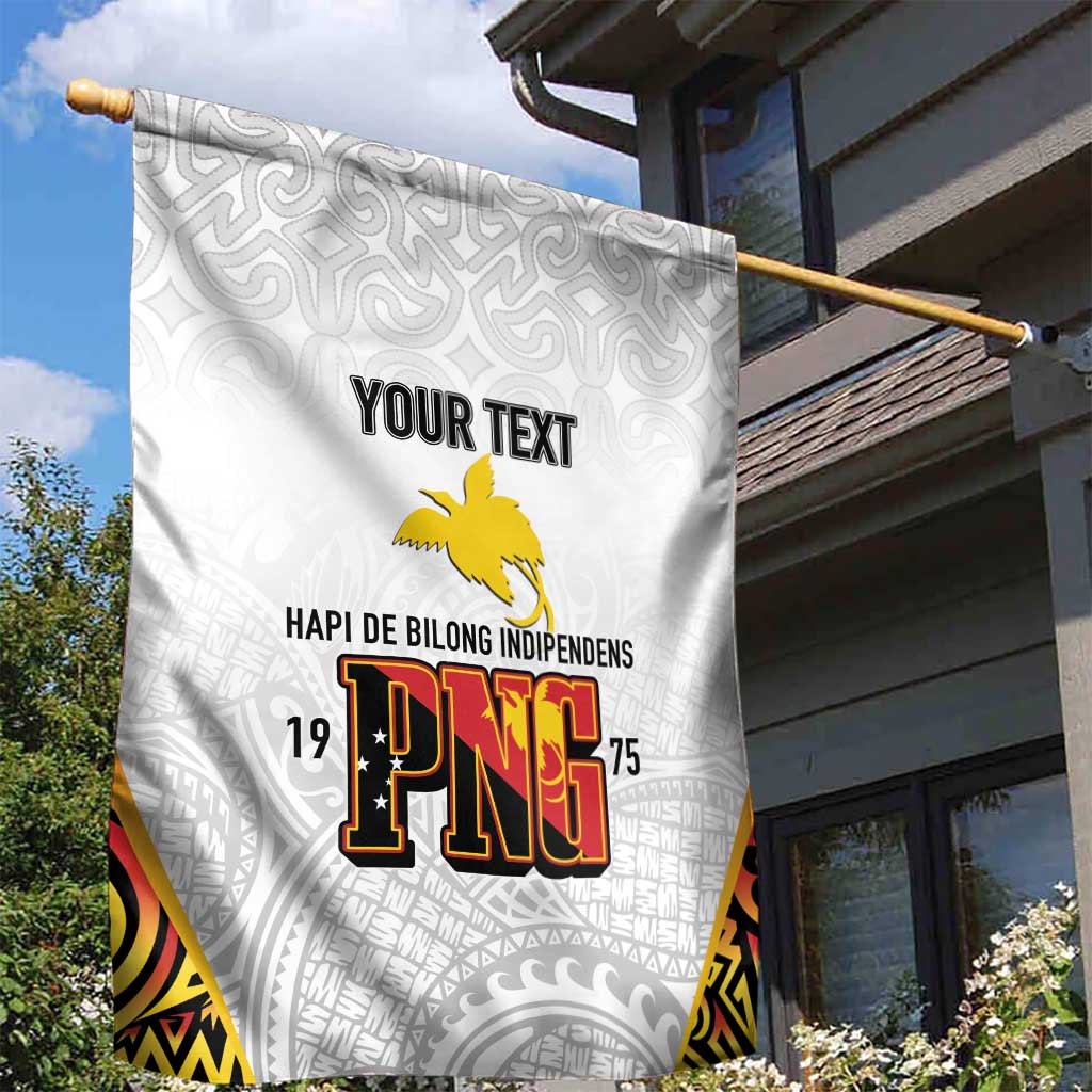Personalized Papua New Guinea Garden Flag Hapi De bilong Indipendens PNG LT7 - Polynesian Pride