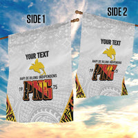 Personalized Papua New Guinea Garden Flag Hapi De bilong Indipendens PNG LT7 - Polynesian Pride