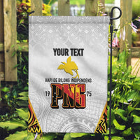 Personalized Papua New Guinea Garden Flag Hapi De bilong Indipendens PNG LT7 Garden Flag White - Polynesian Pride