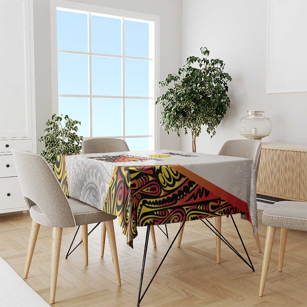 Personalized Papua New Guinea Tablecloth Hapi De bilong Indipendens PNG LT7 - Polynesian Pride