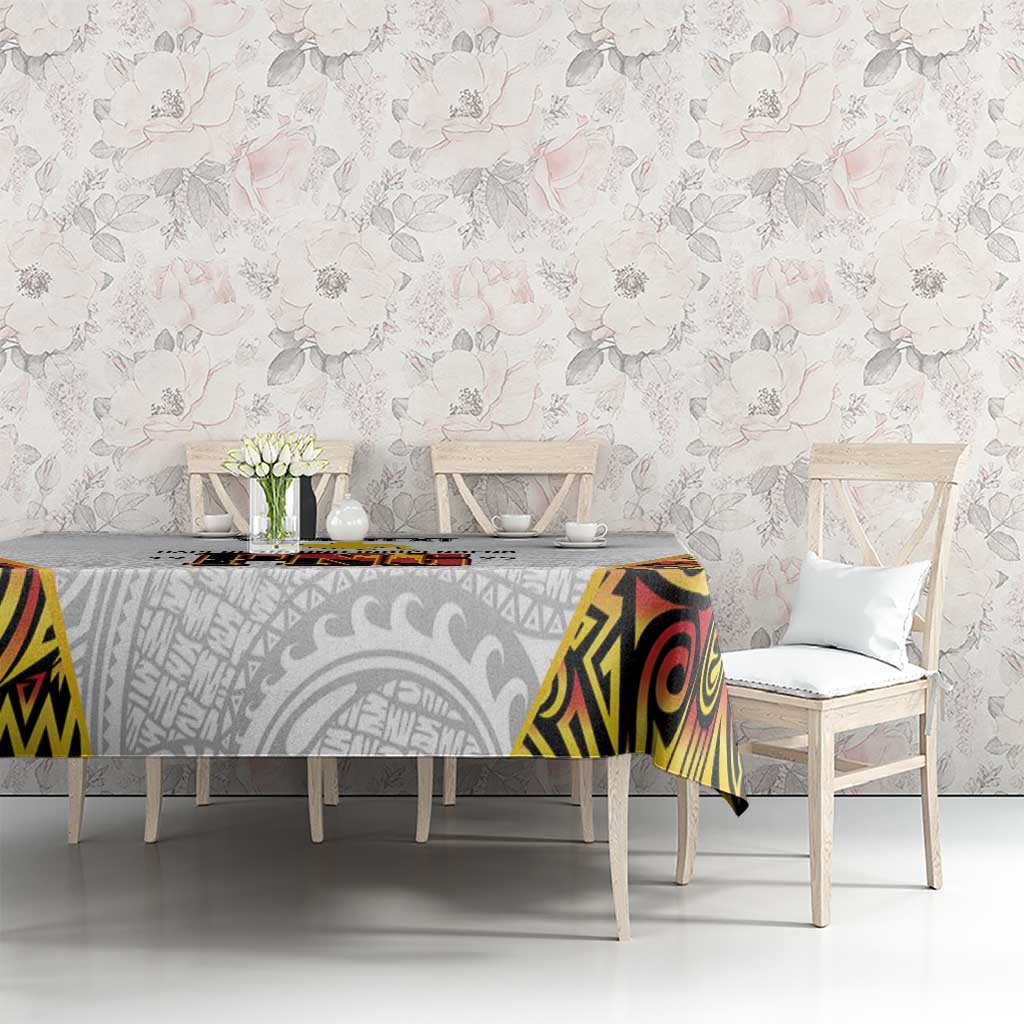 Personalized Papua New Guinea Tablecloth Hapi De bilong Indipendens PNG LT7 - Polynesian Pride