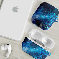 Aotearoa Taniko Matariki AirPods Case Cosmic Blue LT7 - Polynesian Pride