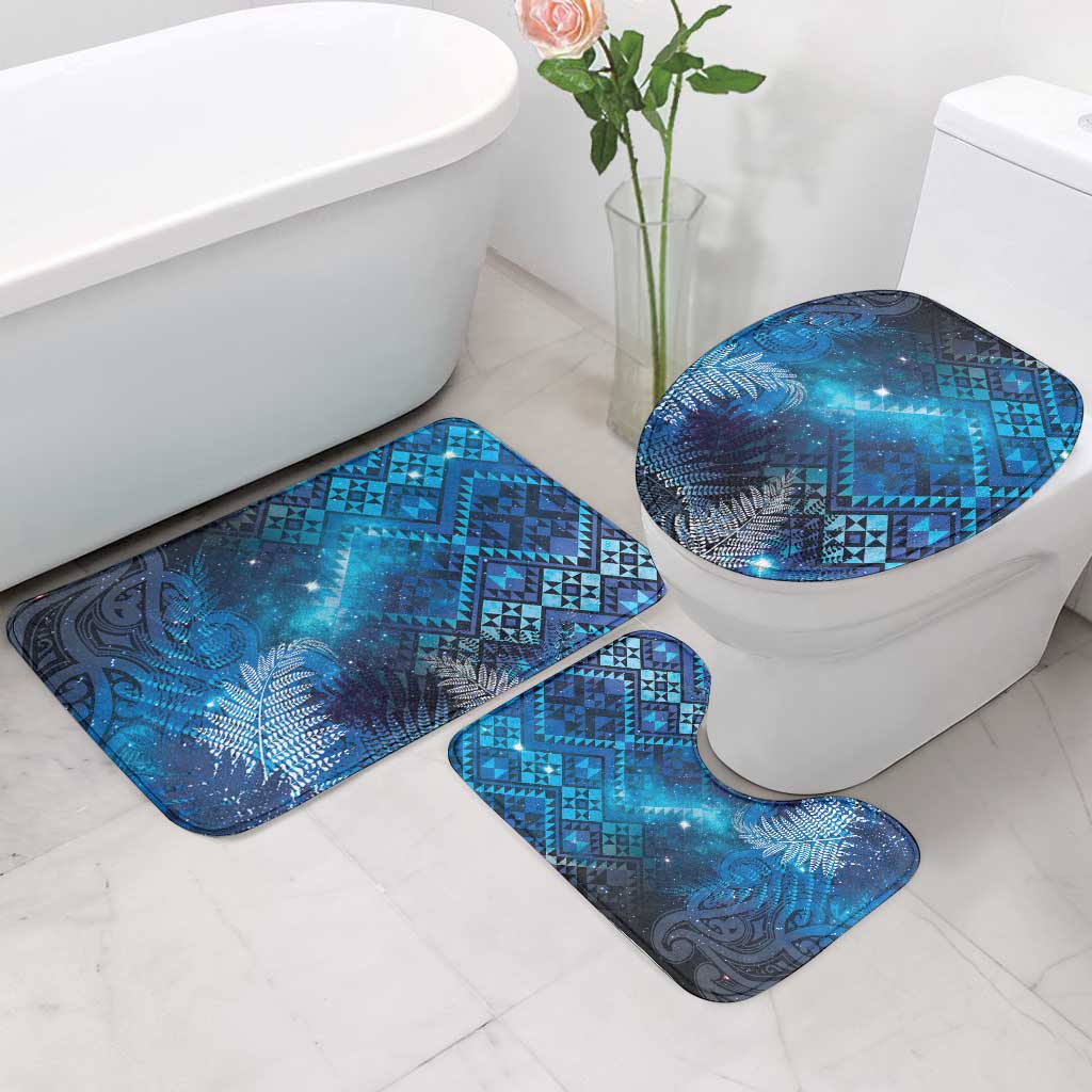 Aotearoa Taniko Matariki Bathroom Set Cosmic Blue LT7 - Polynesian Pride