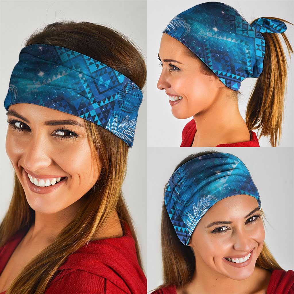 Aotearoa Taniko Matariki Neck Gaiter Cosmic Blue LT7 - Polynesian Pride