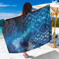 Aotearoa Taniko Matariki Sarong Cosmic Blue LT7 One Size 44 x 66 inches Blue - Polynesian Pride