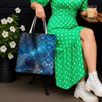 Aotearoa Taniko Matariki Tote Bag Cosmic Blue LT7 - Polynesian Pride
