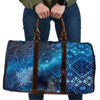 Aotearoa Taniko Matariki Travel Bag Cosmic Blue LT7 Blue - Polynesian Pride