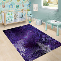 Aotearoa Taniko Matariki Area Rug Cosmic Violet LT7 - Polynesian Pride