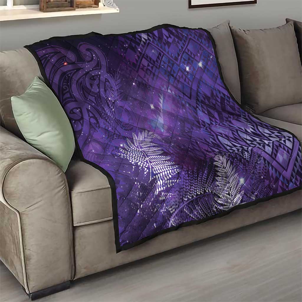 Aotearoa Taniko Matariki Quilt Cosmic Violet LT7 - Polynesian Pride