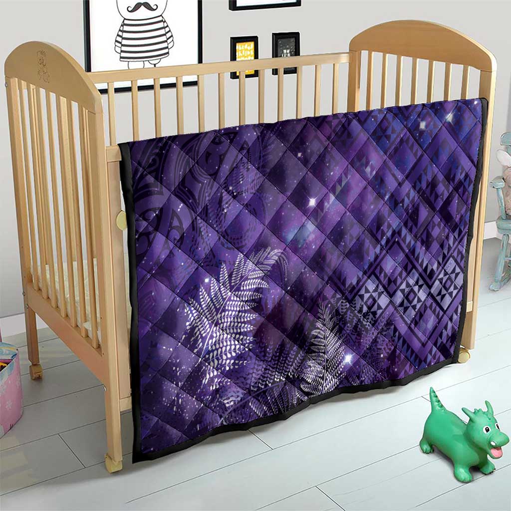 Aotearoa Taniko Matariki Quilt Cosmic Violet LT7 - Polynesian Pride