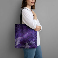 Aotearoa Taniko Matariki Tote Bag Cosmic Violet LT7 - Polynesian Pride