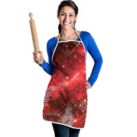 Aotearoa Taniko Matariki Apron Cosmic Red LT7 - Polynesian Pride