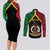 Vanuatu 44th Independence Anniversary Couples Matching Long Sleeve Bodycon Dress and Long Sleeve Button Shirt