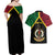 Vanuatu 44th Independence Anniversary Couples Matching Off Shoulder Maxi Dress and Hawaiian Shirt