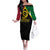 Vanuatu 44th Independence Anniversary Family Matching Off The Shoulder Long Sleeve Dress and Hawaiian Shirt