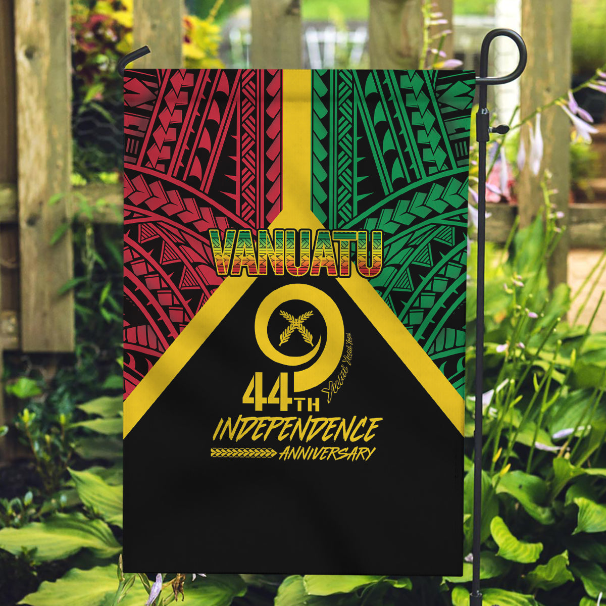 Vanuatu 44th Independence Anniversary Garden Flag LT7 Garden Flag Colorful - Polynesian Pride