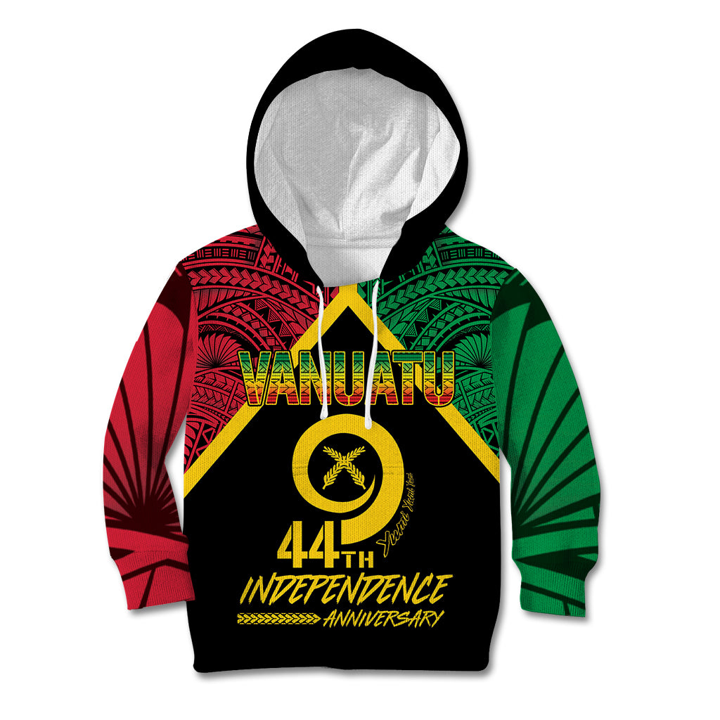 Vanuatu 44th Independence Anniversary Kid Hoodie LT7 Hoodie Colorful - Polynesian Pride