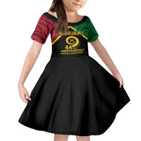 Vanuatu 44th Independence Anniversary Kid Short Sleeve Dress LT7 KID Colorful - Polynesian Pride