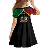 Vanuatu 44th Independence Anniversary Kid Short Sleeve Dress LT7 - Polynesian Pride