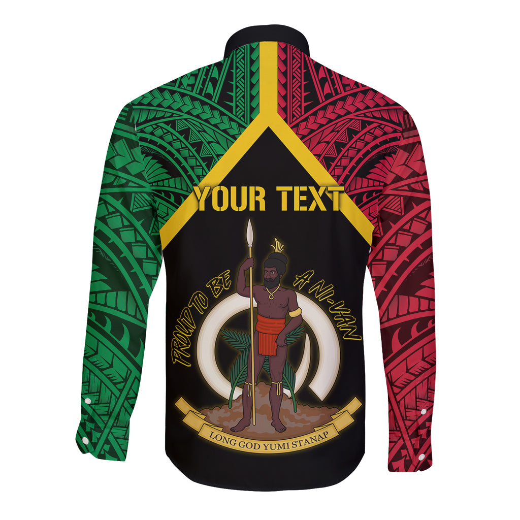 Vanuatu 44th Independence Anniversary Long Sleeve Button Shirt LT7 - Polynesian Pride
