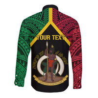 Vanuatu 44th Independence Anniversary Long Sleeve Button Shirt LT7 - Polynesian Pride