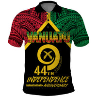 Vanuatu 44th Independence Anniversary Polo Shirt LT7 Colorful - Polynesian Pride