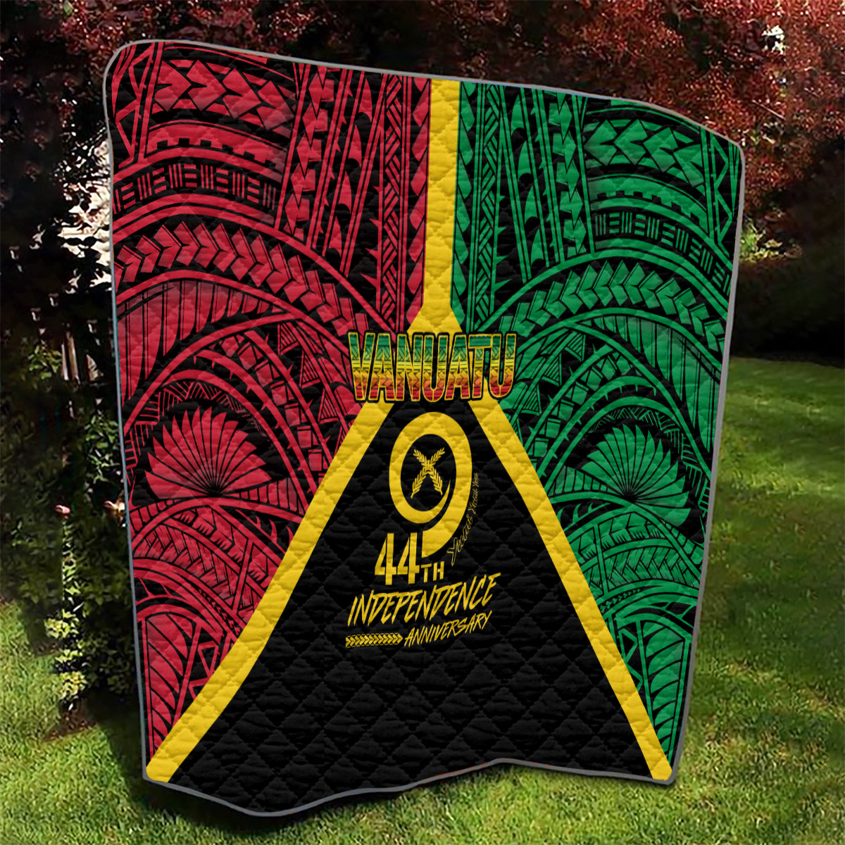 Vanuatu 44th Independence Anniversary Quilt LT7 - Polynesian Pride