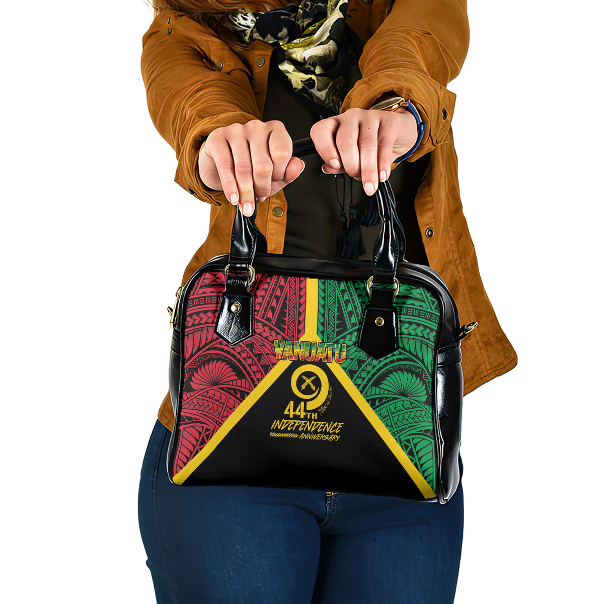 Vanuatu 44th Independence Anniversary Shoulder Handbag LT7 One Size Colorful - Polynesian Pride