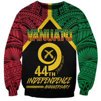 Vanuatu 44th Independence Anniversary Sweatshirt LT7 Unisex Colorful - Polynesian Pride