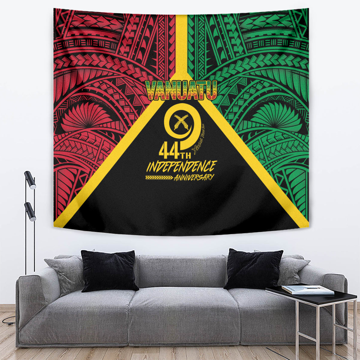Vanuatu 44th Independence Anniversary Tapestry LT7 Colorful - Polynesian Pride