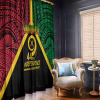 Vanuatu 44th Independence Anniversary Window Curtain LT7 - Polynesian Pride