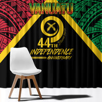 Vanuatu 44th Independence Anniversary Window Curtain LT7 - Polynesian Pride