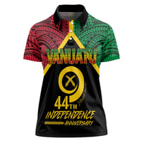 Vanuatu 44th Independence Anniversary Women Polo Shirt LT7 Female Colorful - Polynesian Pride