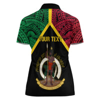 Vanuatu 44th Independence Anniversary Women Polo Shirt LT7 - Polynesian Pride