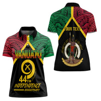 Vanuatu 44th Independence Anniversary Women Polo Shirt LT7 - Polynesian Pride