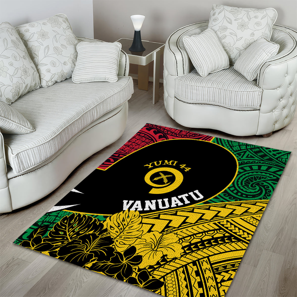 Vanuatu Independence Day Yumi 44 Area Rug LT7 - Polynesian Pride