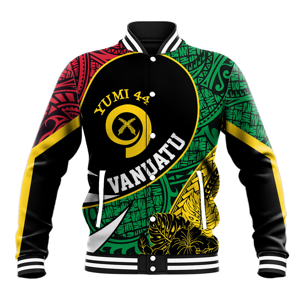 Vanuatu Independence Day Yumi 44 Baseball Jacket LT7 Unisex Colorful - Polynesian Pride