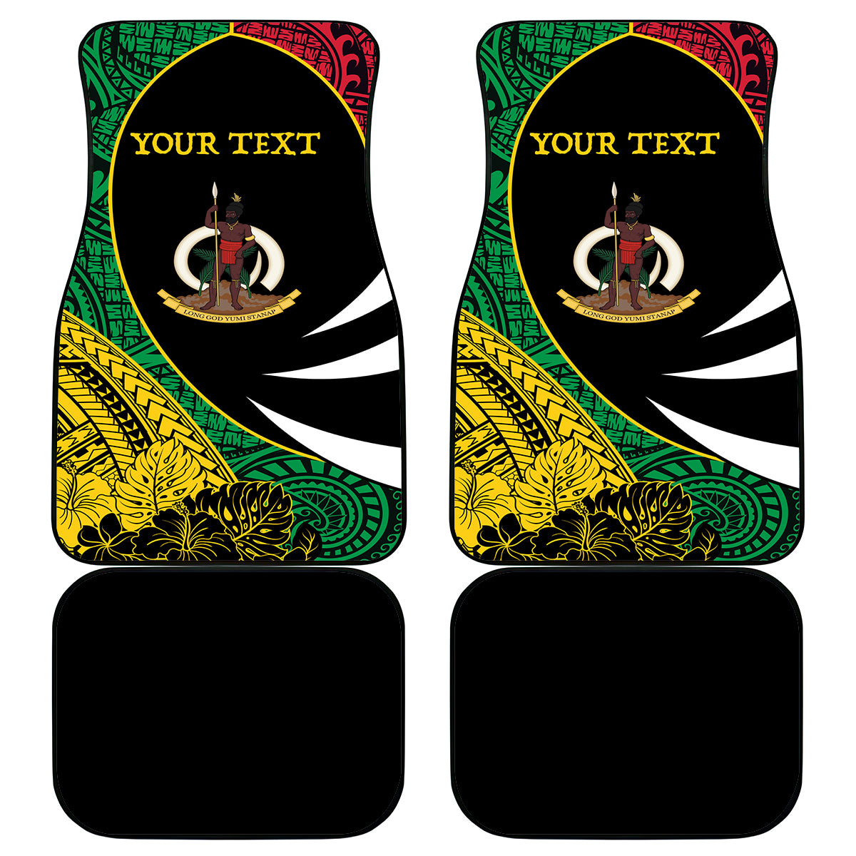 Vanuatu Independence Day Yumi 44 Car Mats LT7 - Polynesian Pride