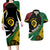 Vanuatu Independence Day Yumi 44 Couples Matching Long Sleeve Bodycon Dress and Hawaiian Shirt