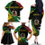 Vanuatu Independence Day Yumi 44 Family Matching Off The Shoulder Long Sleeve Dress and Hawaiian Shirt