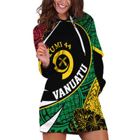 Vanuatu Independence Day Yumi 44 Hoodie Dress LT7 Colorful - Polynesian Pride