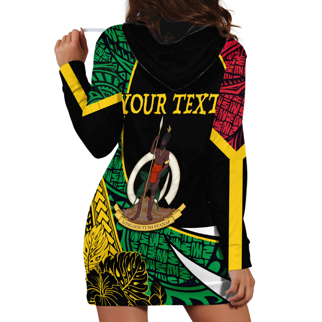 Vanuatu Independence Day Yumi 44 Hoodie Dress LT7 - Polynesian Pride