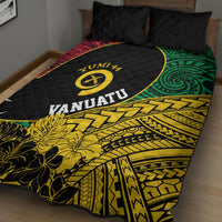 Vanuatu Independence Day Yumi 44 Quilt Bed Set LT7 - Polynesian Pride