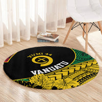Vanuatu Independence Day Yumi 44 Round Carpet LT7 - Polynesian Pride